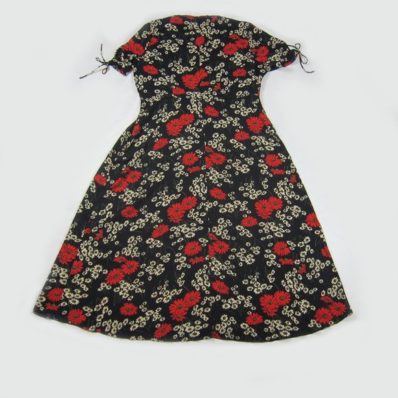 Madewell Daisy Floral Dress 10 Midi Wrap Look NEW - Picture 6 of 9